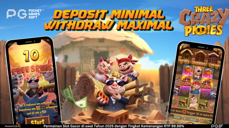 Three Crazy Piggies: Petualangan Seru dan Keuntungan Besar!